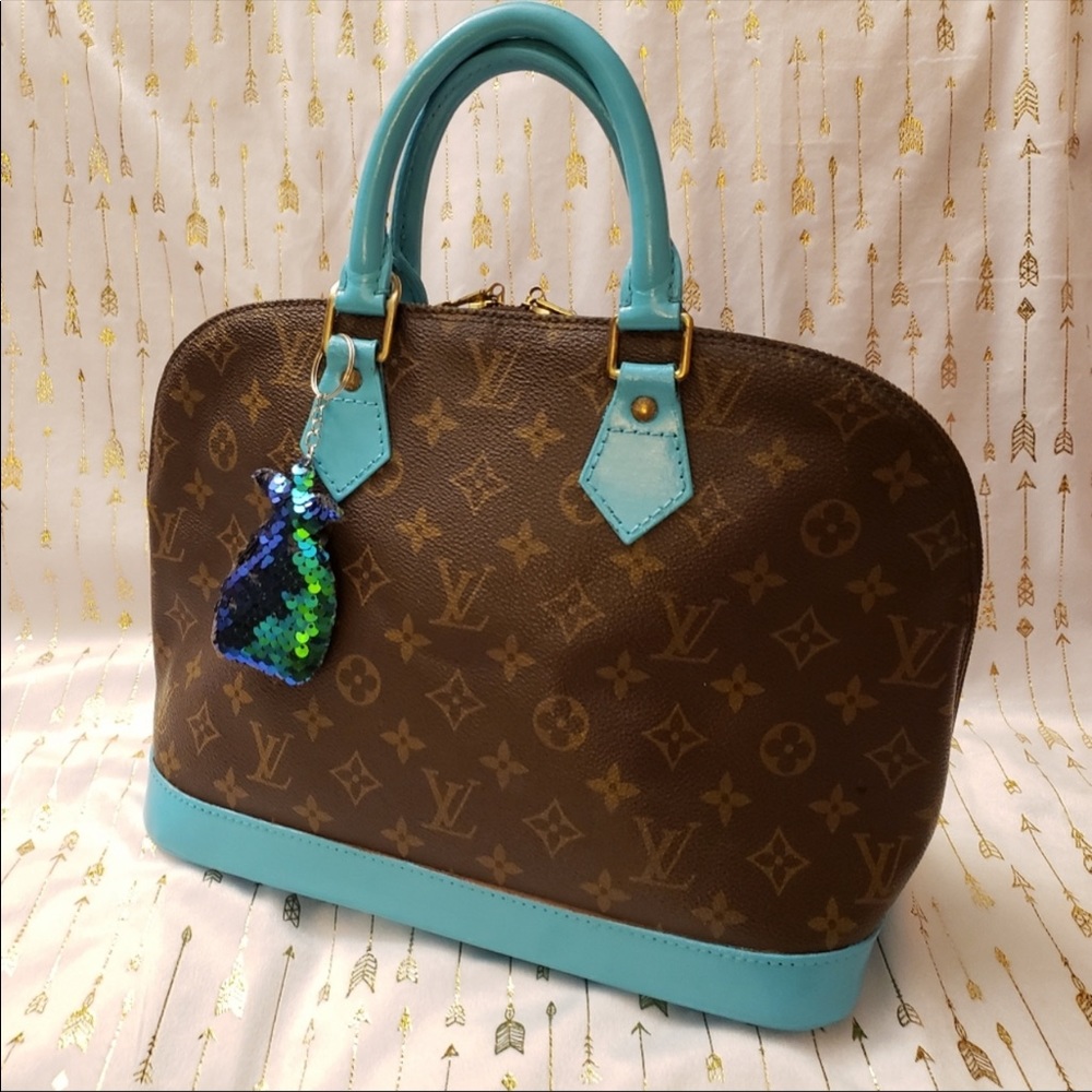 Authentic custom LV bag